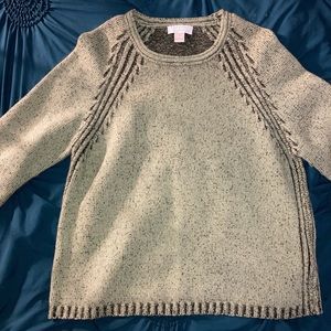 Lime green Christopher and banks sweater